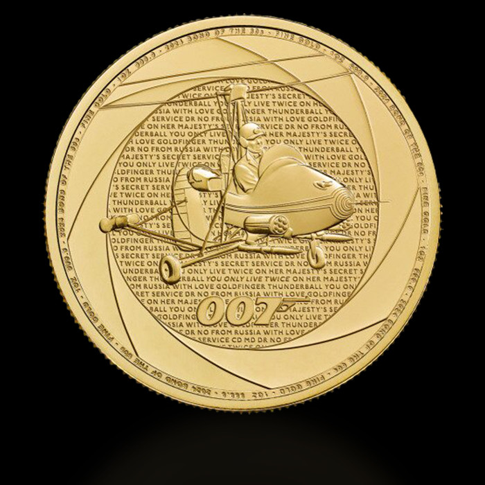 Monedă de aur de 1 oz James Bond anii 60 - Little Nelly 2024
