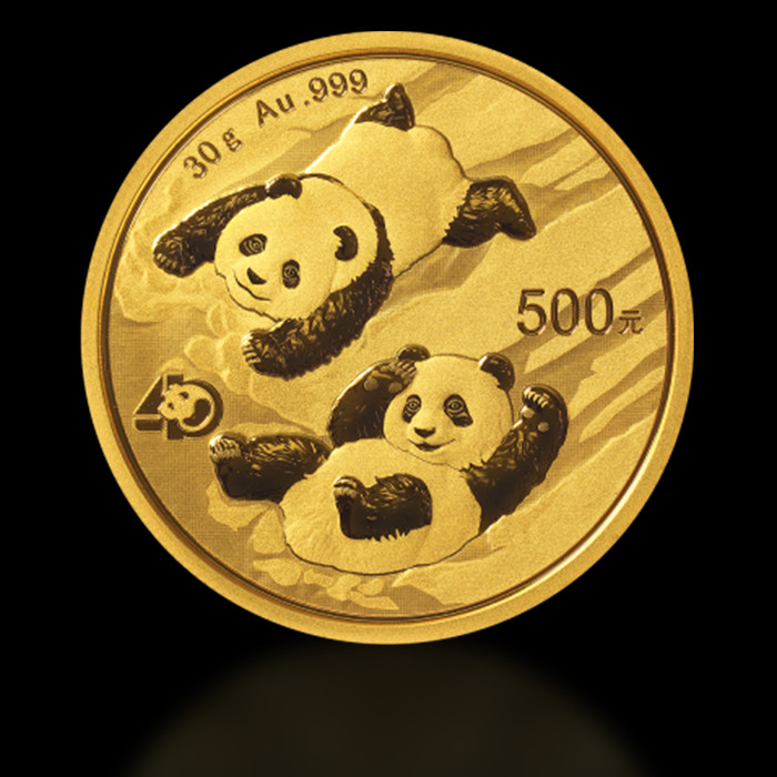 Златна монета Китайска панда